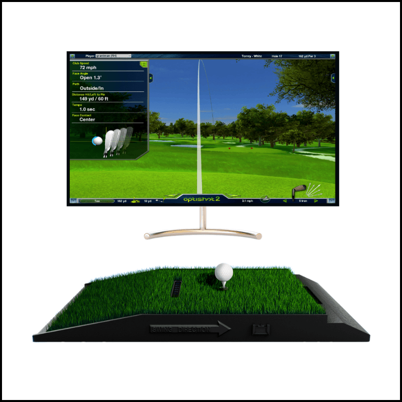 Home Golf Simulators: Full Swing, Virtual Golf Screens   Optishot