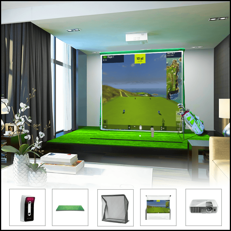 GoSports 10 ft Golf Simulator Impact Screen –